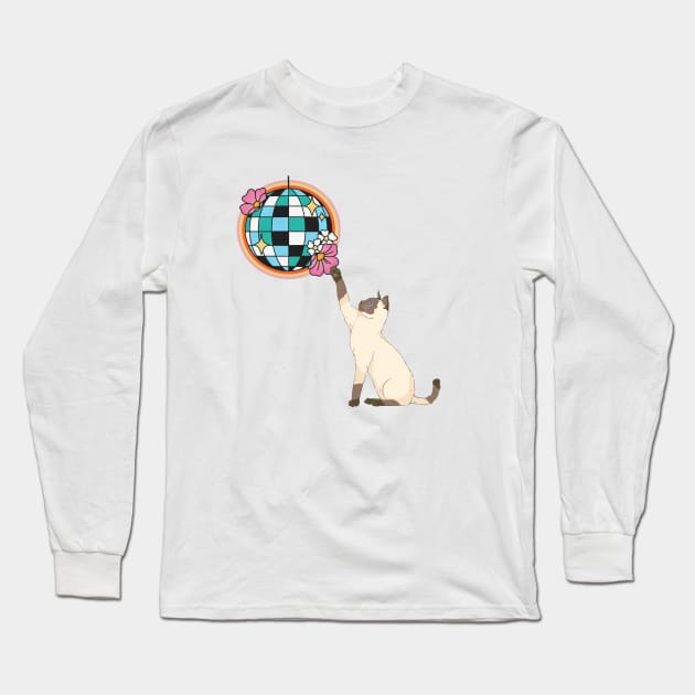 Cats being Cats Long Sleeve T-Shirt by Maggie Cat Lady Jacques